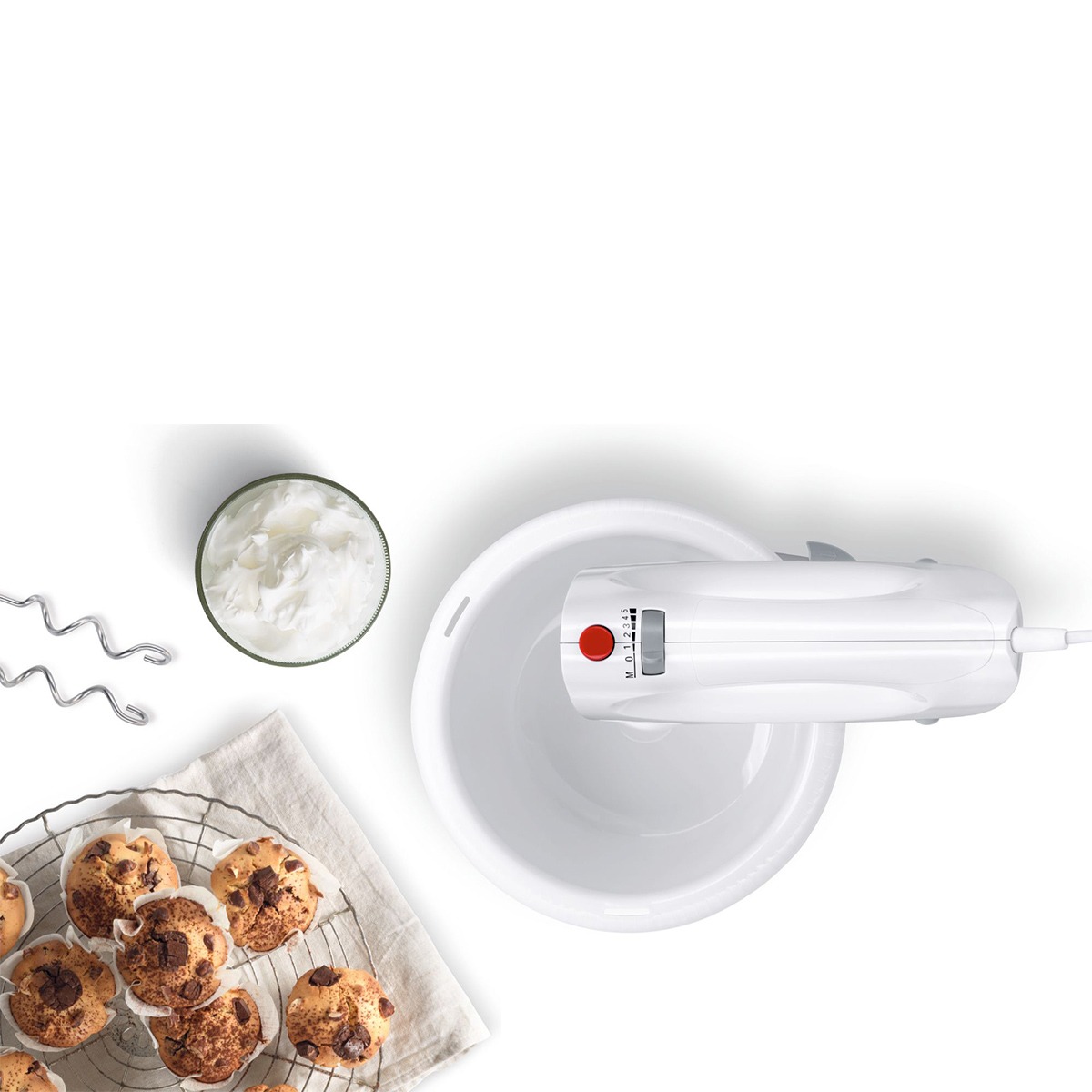 همزن کاسه دار بوش Bosch MFQ3555GB (2) همزن کاسه دار بوش Bosch MFQ3555GB