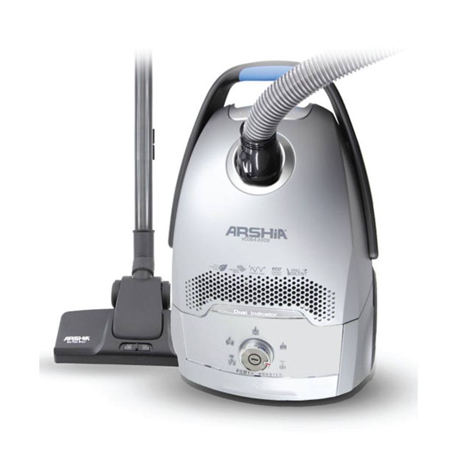 جارو برقی سوپر سایلنت نقره ای VC064-2209 ARSHIA