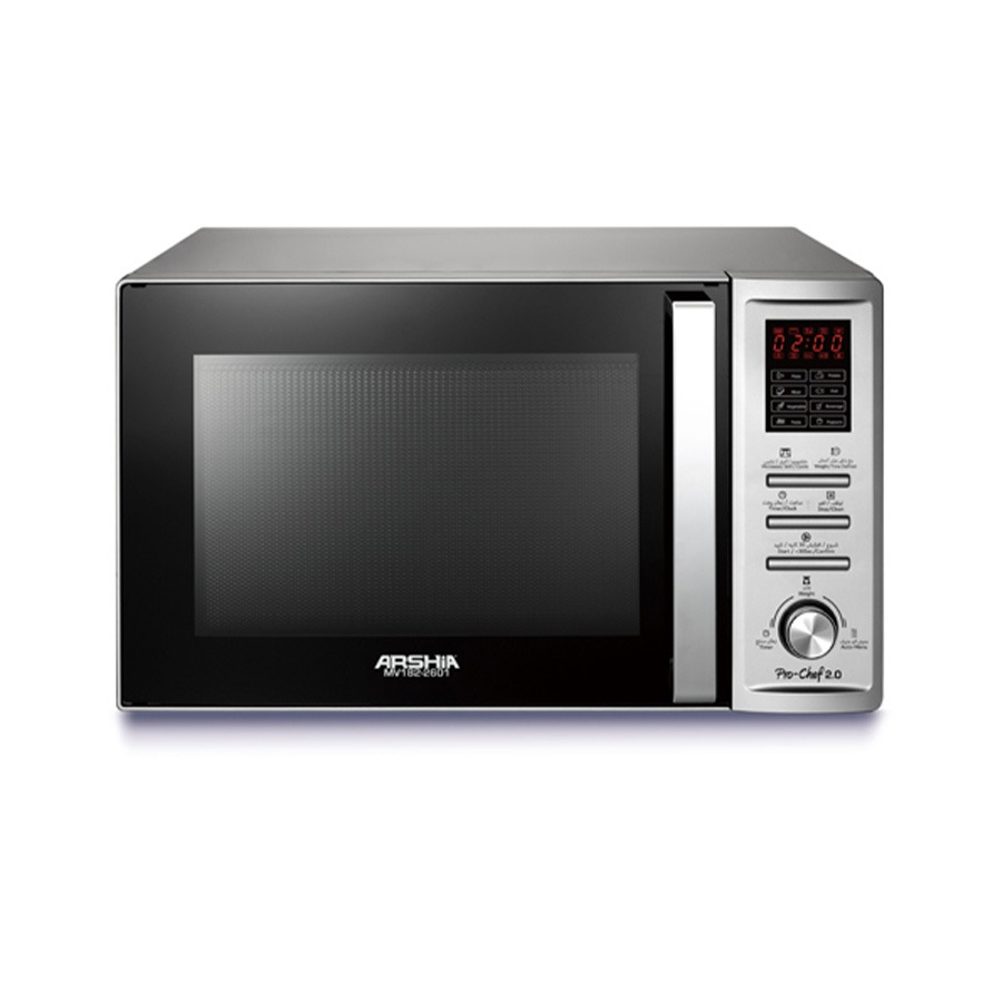 مایكروویو و گریل 36 لیتری سیلور ARSHIA MV182-2601
